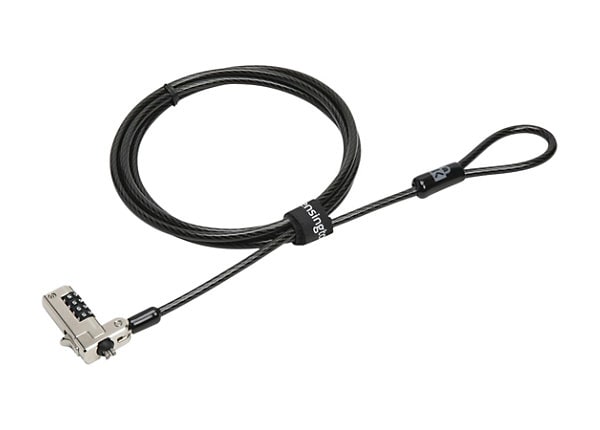 JLY Black Notebook/Laptop Combination Lock Security Cable 