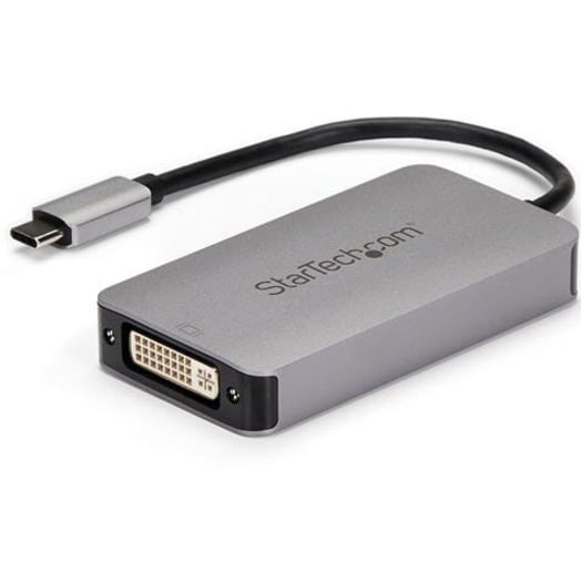 StarTech.com USB-C to DVI Adapter - Active DVI-D Dual-Link Converter 4K/HD