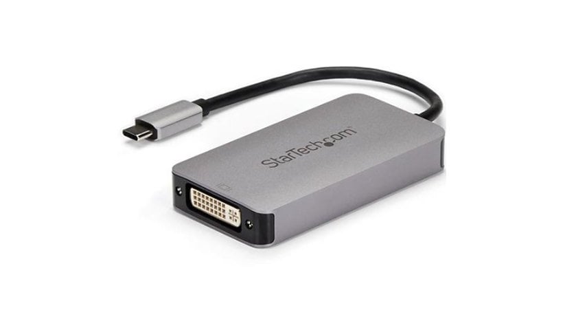 StarTech.com USB-C to DVI Adapter - Active DVI-D Dual-Link Converter 4K/HD