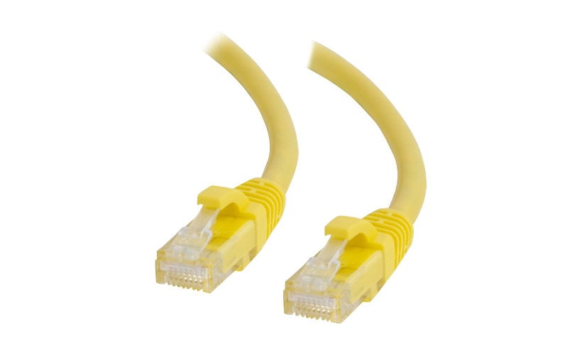 C2G 6ft Cat6a Snagless Unshielded (UTP) Ethernet Cable - Cat6a Network Patch Cable - PoE - Yellow