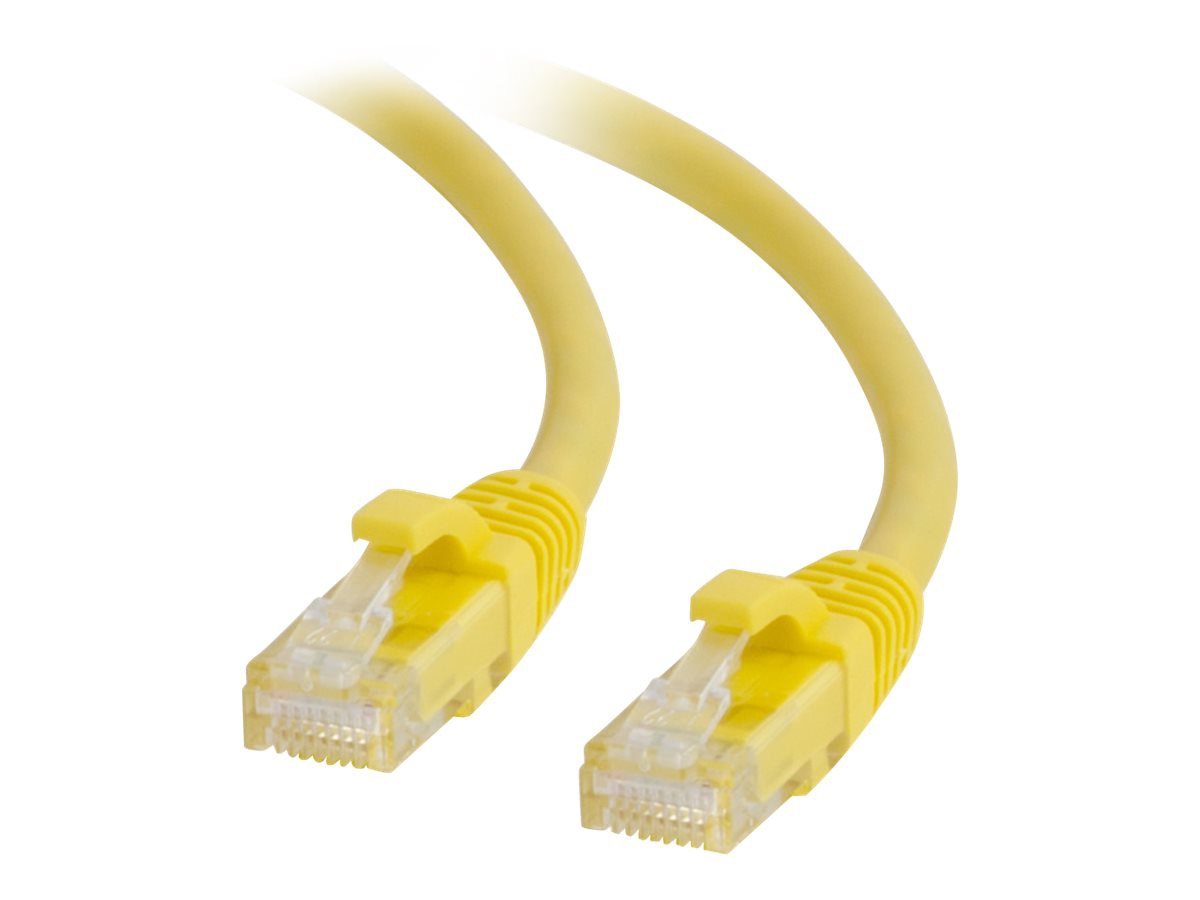 C2G 7ft Cat6a Snagless Unshielded (UTP) Ethernet Cable - PoE - Yellow