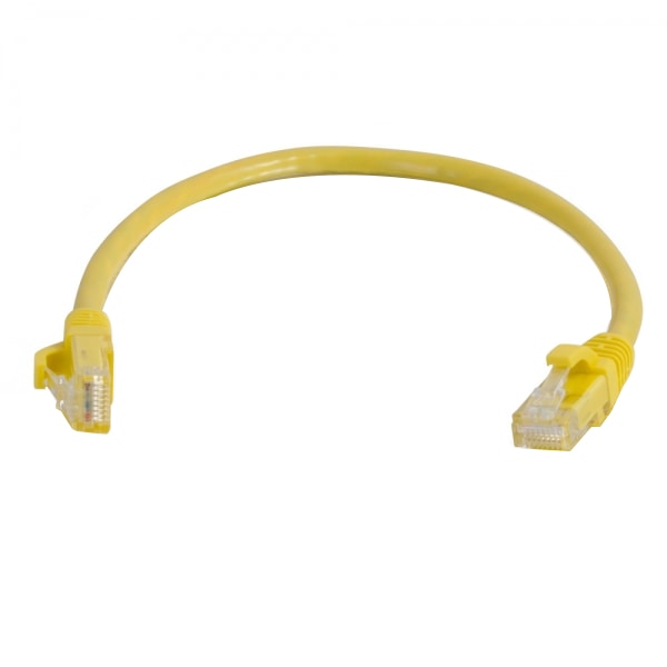 C2G 9ft Cat6a Snagless Unshielded (UTP) Network Patch Ethernet Cable-Yellow - patch cable - 9 ft - yellow