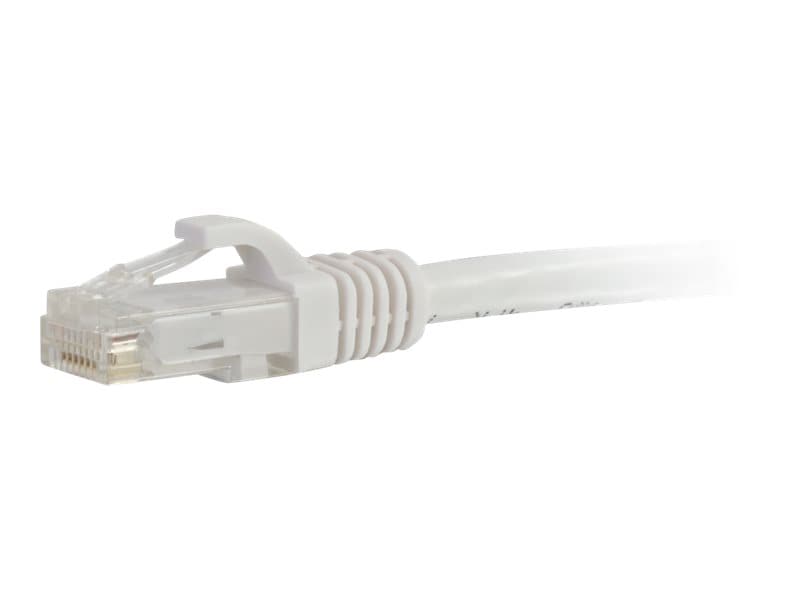 C2G 7ft Cat6a Snagless Unshielded (UTP) Ethernet Cable - Cat6a Network Patch Cable - PoE - White