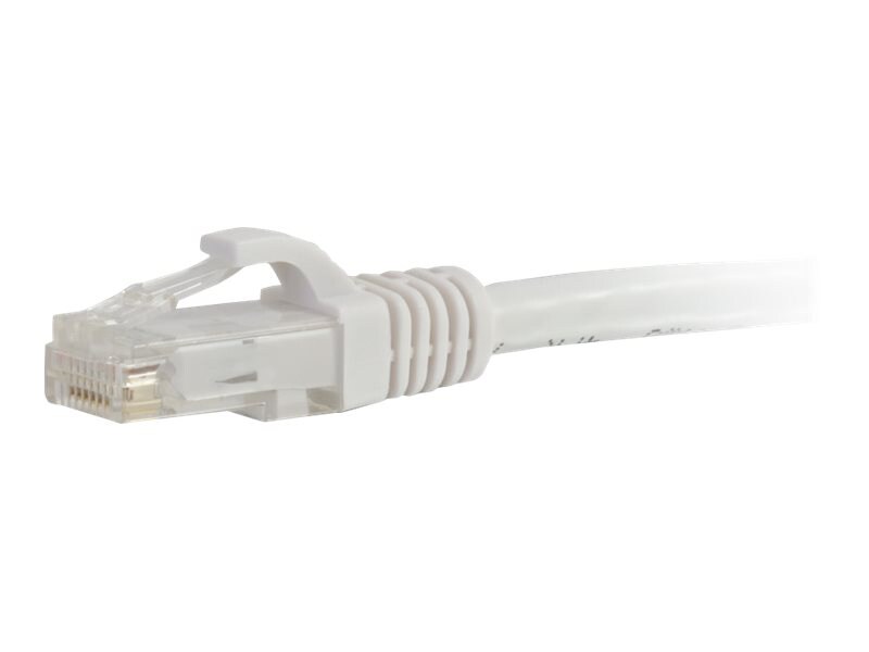 C2G 12ft Cat6a Snagless Unshielded (UTP) Network Patch Ethernet Cable-White - patch cable - 12 ft - white