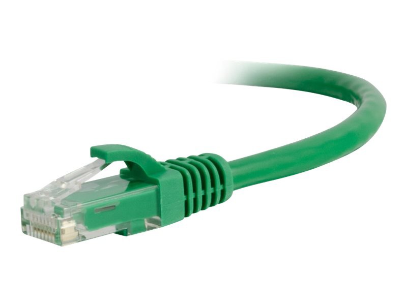 C2G 2ft Cat6a Snagless Unshielded (UTP) Network Patch Ethernet Cable-Green - patch cable - 2 ft - green