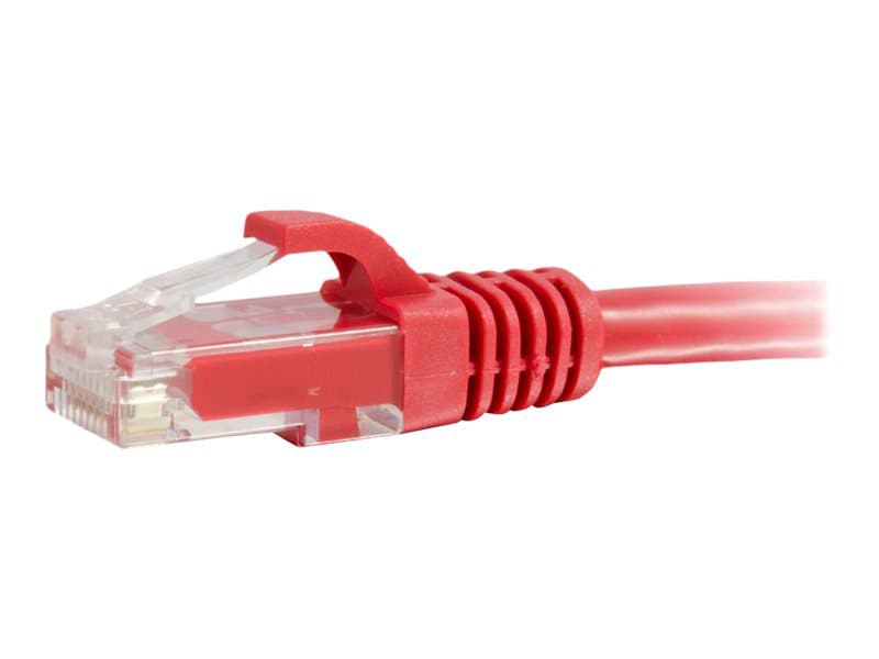 C2G 3ft Cat6a Snagless Unshielded (UTP) Ethernet Cable - Cat6a Network Patch Cable - PoE - Red