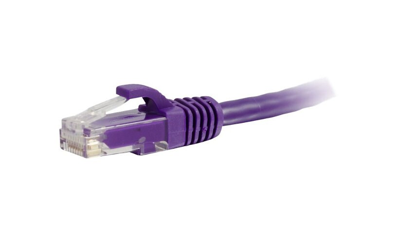 C2G 50' Cat 6a Snagless Unshielded Ethernet Network Patch Cable - Purple