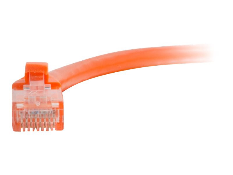 Thumbnail 2 of 4 for C2G 7ft Cat6a Snagless Unshielded (UTP) Network Patch Ethernet Cable - Orange - patch cable - 7 ft - orange