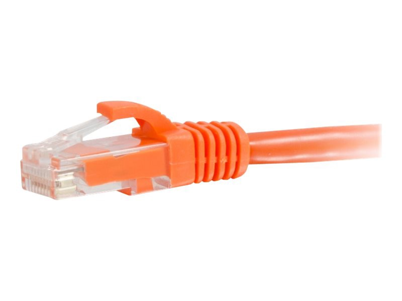 Thumbnail 4 of 4 for C2G 7ft Cat6a Snagless Unshielded (UTP) Network Patch Ethernet Cable - Orange - patch cable - 7 ft - orange