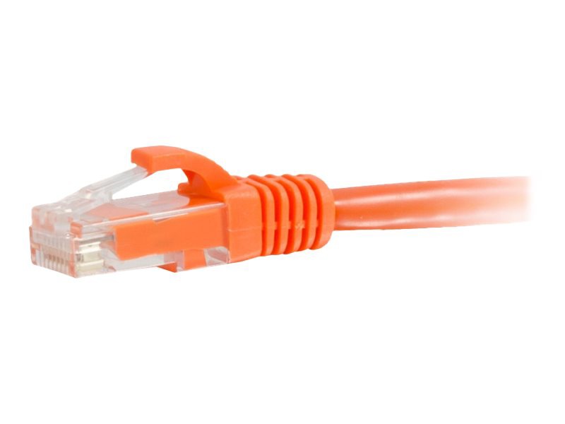 C2G 35ft Cat6a Snagless Unshielded (UTP) Ethernet Cable - Cat6a Network Patch Cable - PoE - Orange