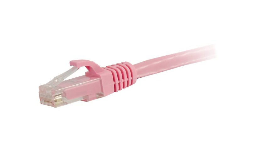 C2G 6IN Cat6a Snagless Unshielded (UTP) Network Patch Ethernet Cable-Pink -