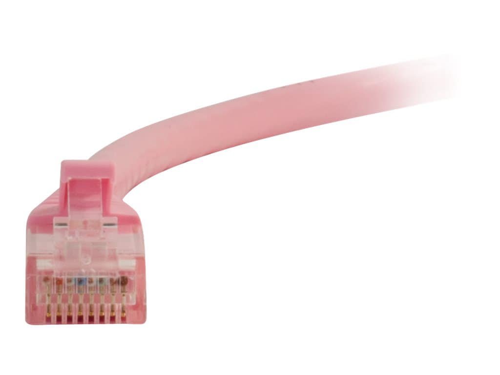 C2G 3ft Cat6a Snagless Unshielded (UTP) Network Patch Ethernet Cable - Pink - patch cable - 3 ft - pink