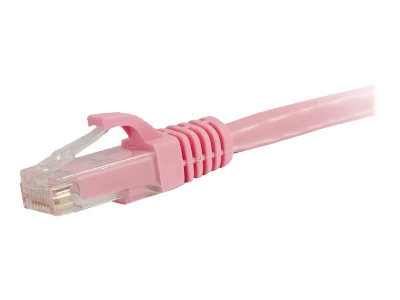 C2G 7ft Cat6a Snagless Unshielded (UTP) Ethernet Cable - PoE - Pink