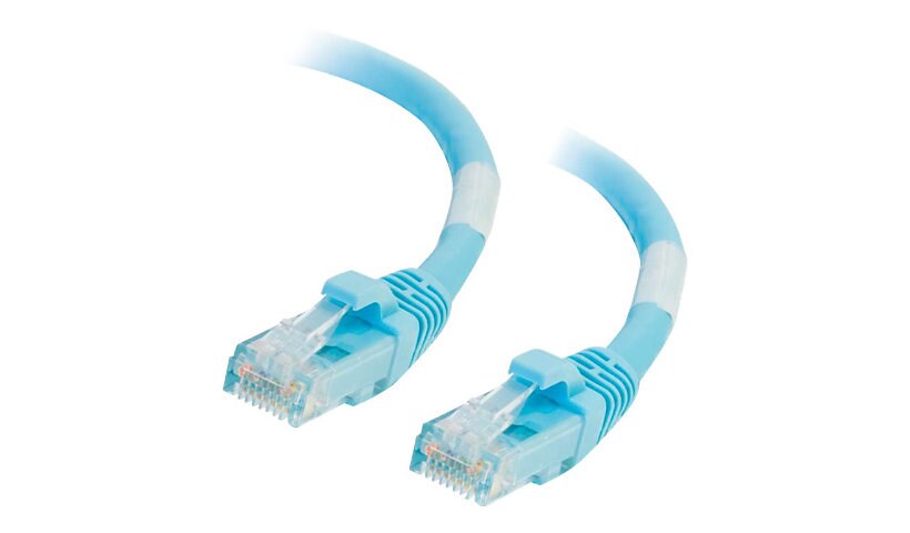 C2G 100ft Cat6a Snagless Unshielded (UTP) Network Patch Ethernet Cable-Aqua