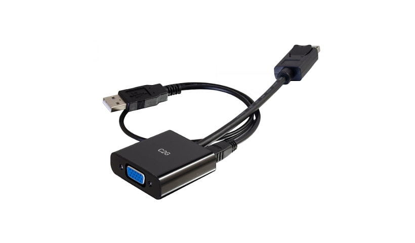 C2G DisplayPort to VGA Adapter - Active Adapter Converter - M/F