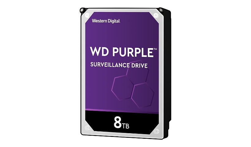 Western Digital Purple Surveillance 3.5" 8TB 6Gbps SATA Hard Disk Drive