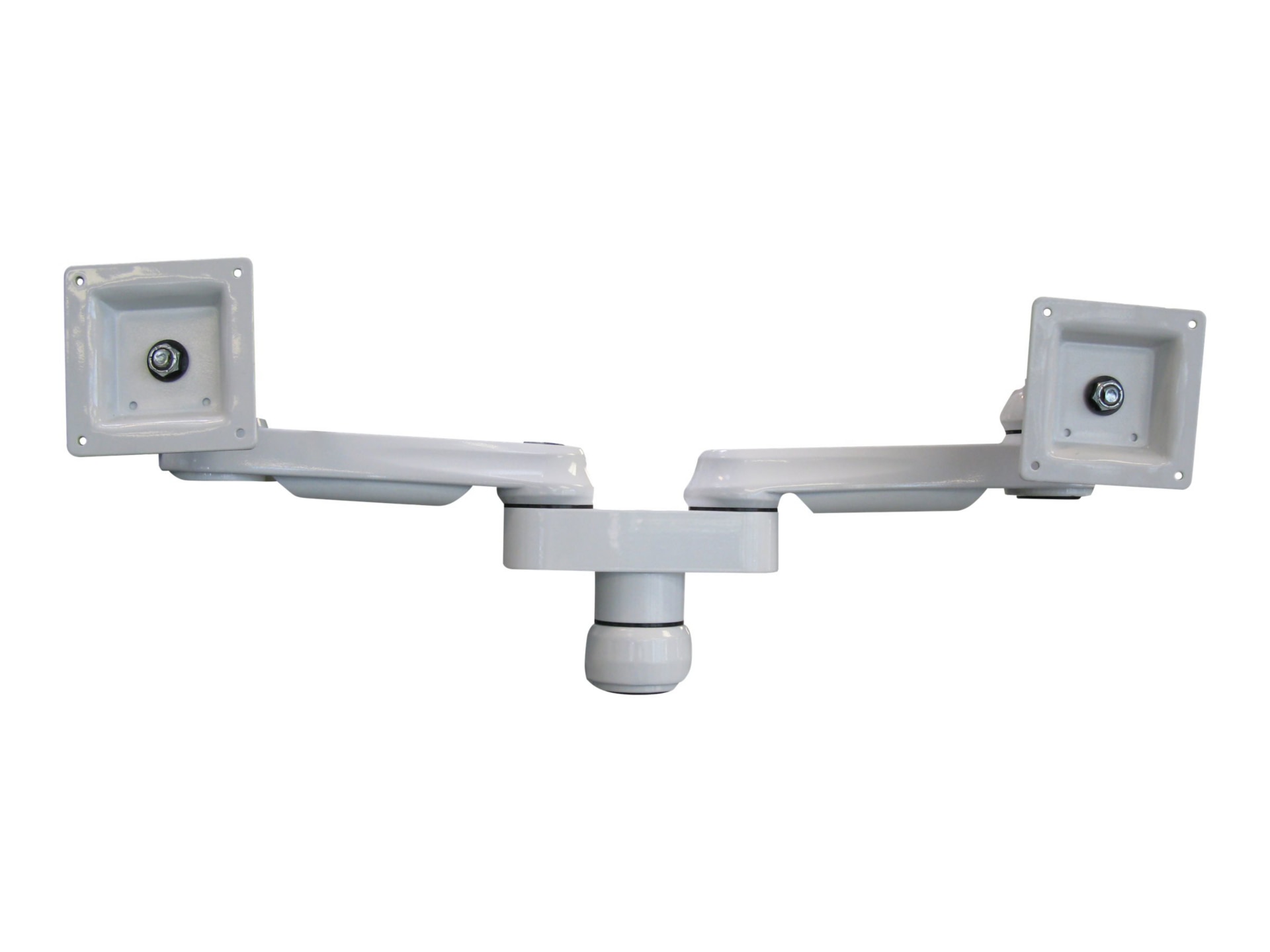 Amico MON-DUAL-0L-0L mounting component - for 2 monitors - white