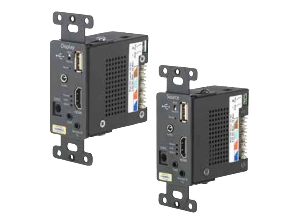 Hubbell iSTATION ISFHD4BK - video/audio/infrared/USB/serial extender - HDBaseT 2.0