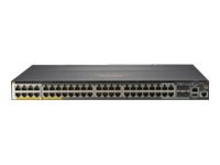 HPE Aruba 2930M 40G 8 HPE Smart Rate PoE+ 1-slot Switch - switch - 48 ports - managed - rack-mountable