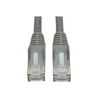 Tripp Lite 75ft Cat6 Gigabit Snagless Molded Patch Cable RJ45 M/M Gray 75' - patch cable - 22.86 m - gray