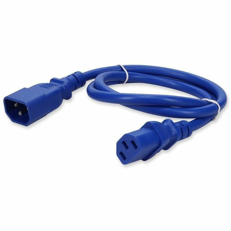 Proline 6ft C13 Female to C14 Male 14AWG 100-250V at 15A Blue Power Cable