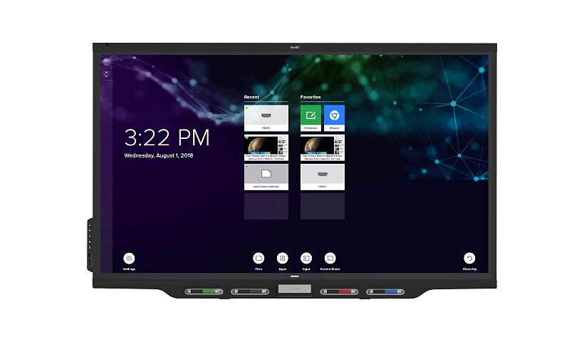 SMART Board 7086 Pro with iQ 86" LED-backlit LCD display - 4K