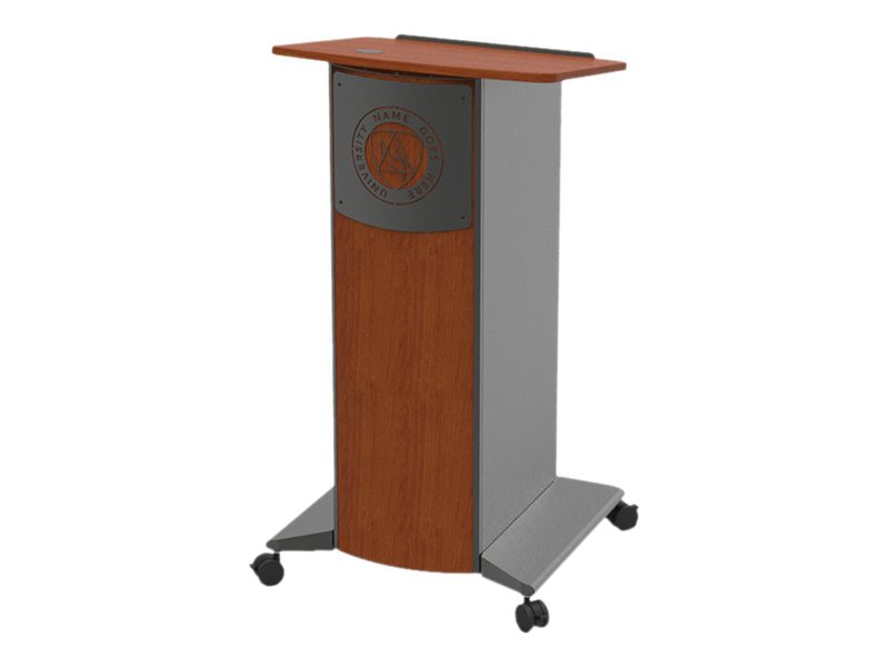 Spectrum SLIM - lectern - rectangular - fusion maple