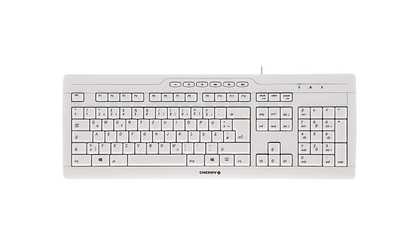 CHERRY STREAM 3.0 - keyboard - Germany - pale gray