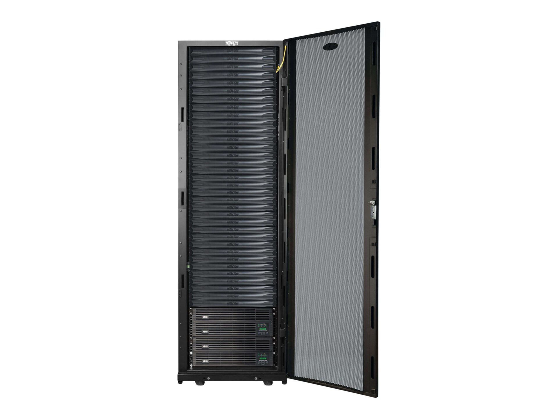 Tripp Lite EdgeReady Micro Data Center - 34U, (2) 6 kVA UPS Systems (N+N), Network Management and Dual PDUs, 208/240V