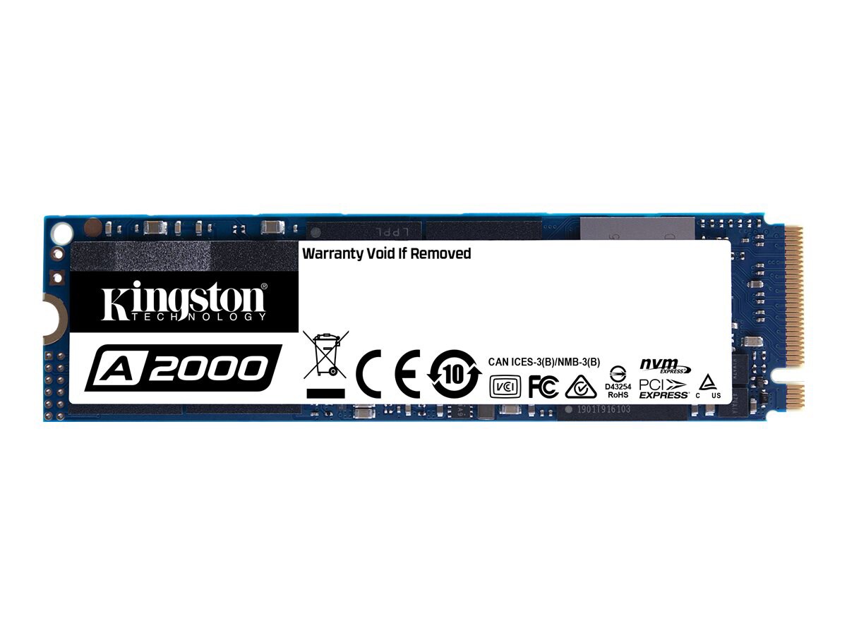 Kingston A2000 - solid state drive - 250 GB - PCI Express 3.0 x4 (NVMe)