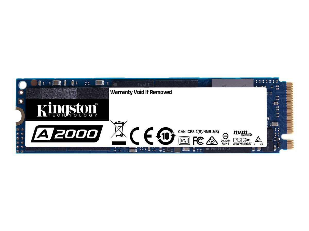 Kingston A2000 - solid state drive - 500 GB - PCI Express 3.0 x4 (NVMe)