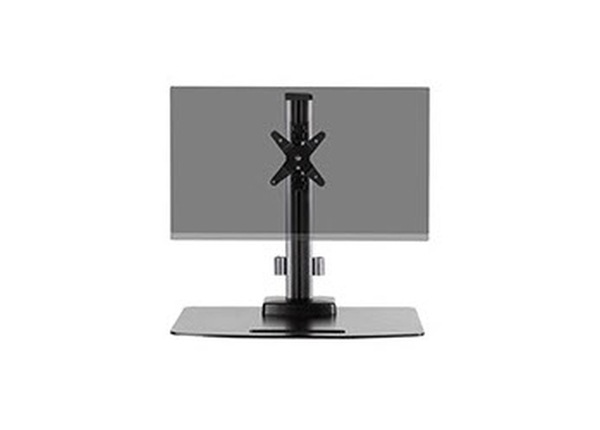Ergotech Single Monitor Desk Stand - Black