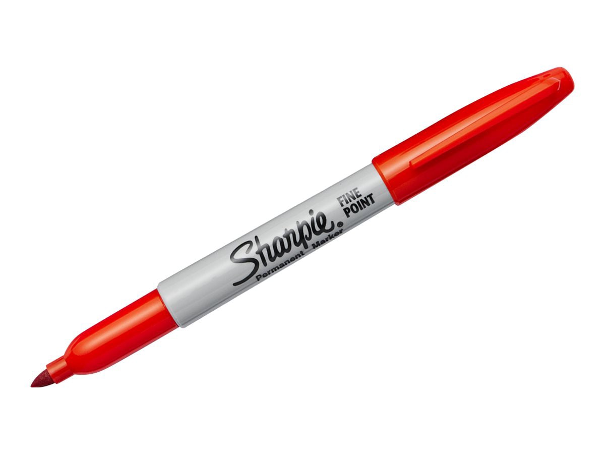 Sharpie Fine Point - marker - red (pack of 12)