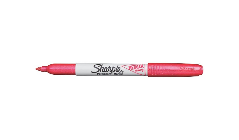 Sharpie Metallic - marker - metallic ruby (pack of 12)