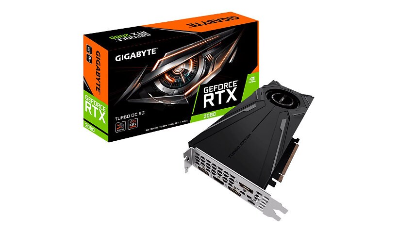 Gigabyte GeForce RTX 2080 TURBO OC 8G - graphics card - GF RTX 2080 - 8 GB
