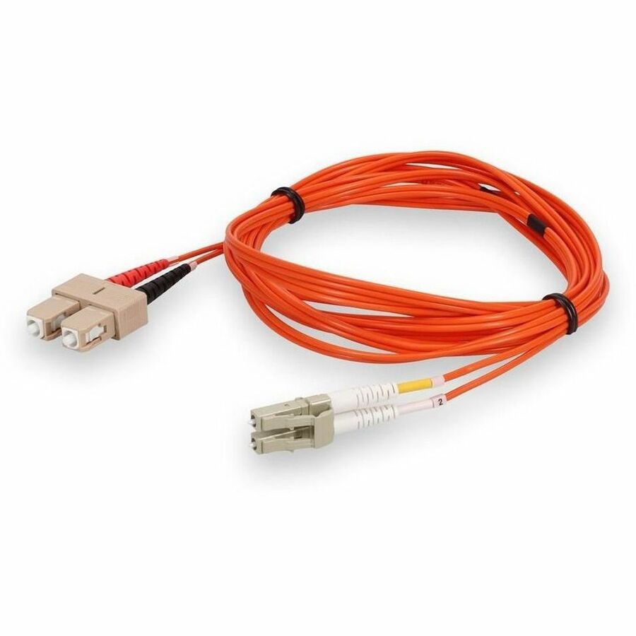 Proline 2m SC (Male) to LC (Male) Orange OM2 Duplex OFNR (Riser-Rated) Fiber Patch Cable