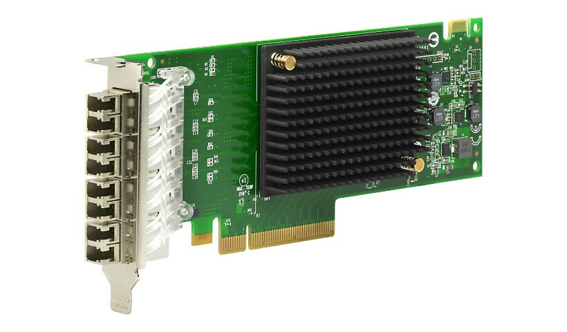 Emulex LPe31004-M6 Gen 6 (16Gb), quad-port HBA - host bus adapter - PCIe 3.