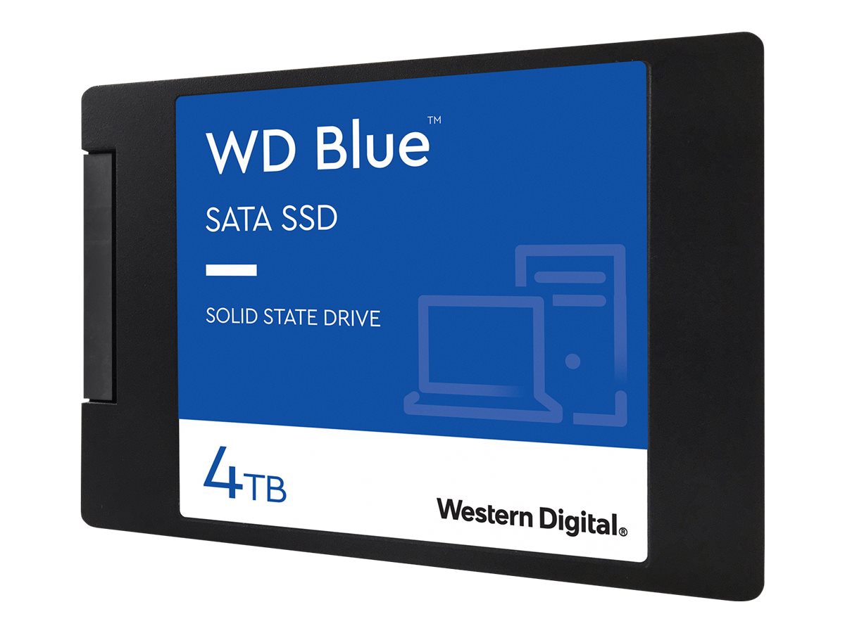 WD Blue 3D NAND SATA SSD WDS400T2B0A - SSD - 4 TB - SATA 6Gb/s