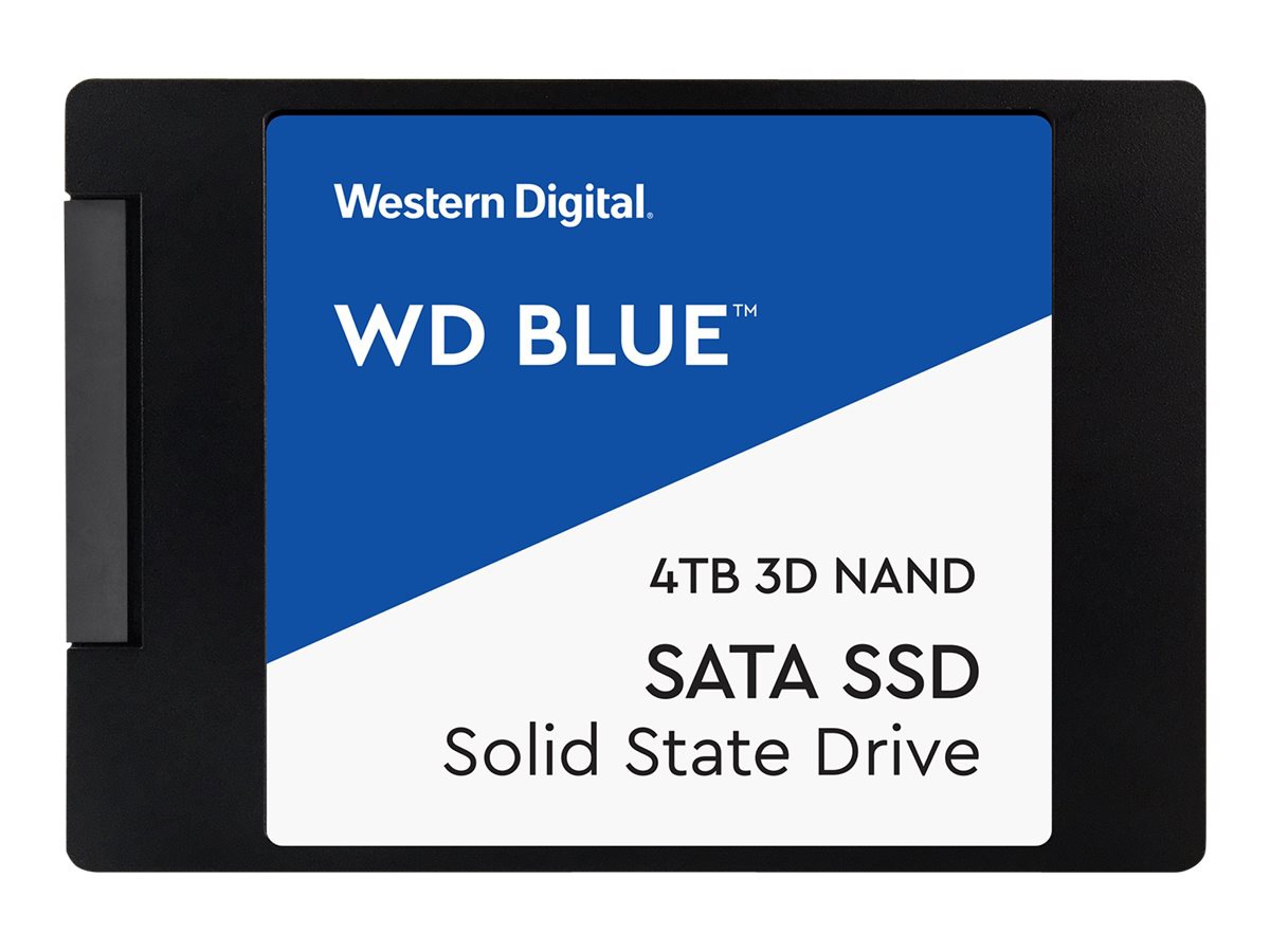 WD Blue 3D NAND SATA SSD WDS400T2B0A - SSD - 4 TB - SATA 6Gb/s