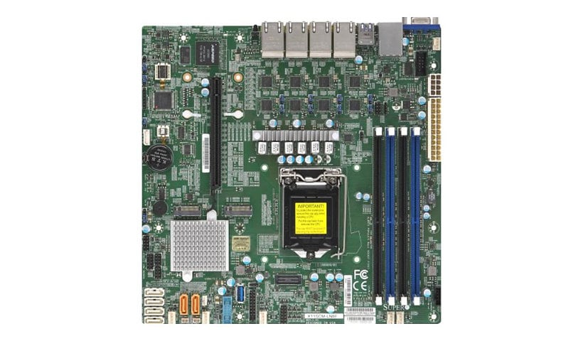 SUPERMICRO X11SCM-LN8F - motherboard - micro ATX - LGA1151 Socket - C246