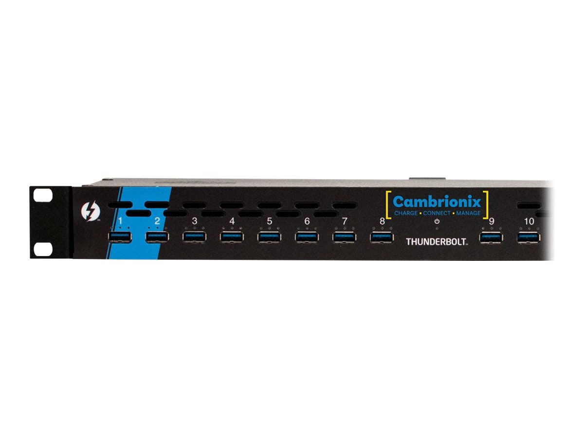 Cambrionix DS-ThunderSync16-3 - hub - 16 ports - rack-mountable