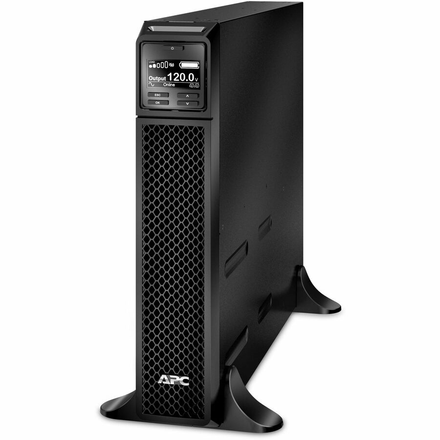 APC Smart-UPS On-Line, 3kVA, Rack/Tower, 120V, 8x 5-20R+1x L5-30R NEMA outlets, SmartSlot, Extended runtime, W/O rail