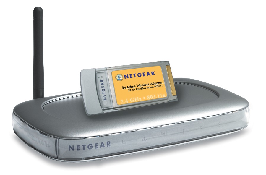 NETGEAR WGB511 802.11g Wireless Router and PC Card Networking Kit