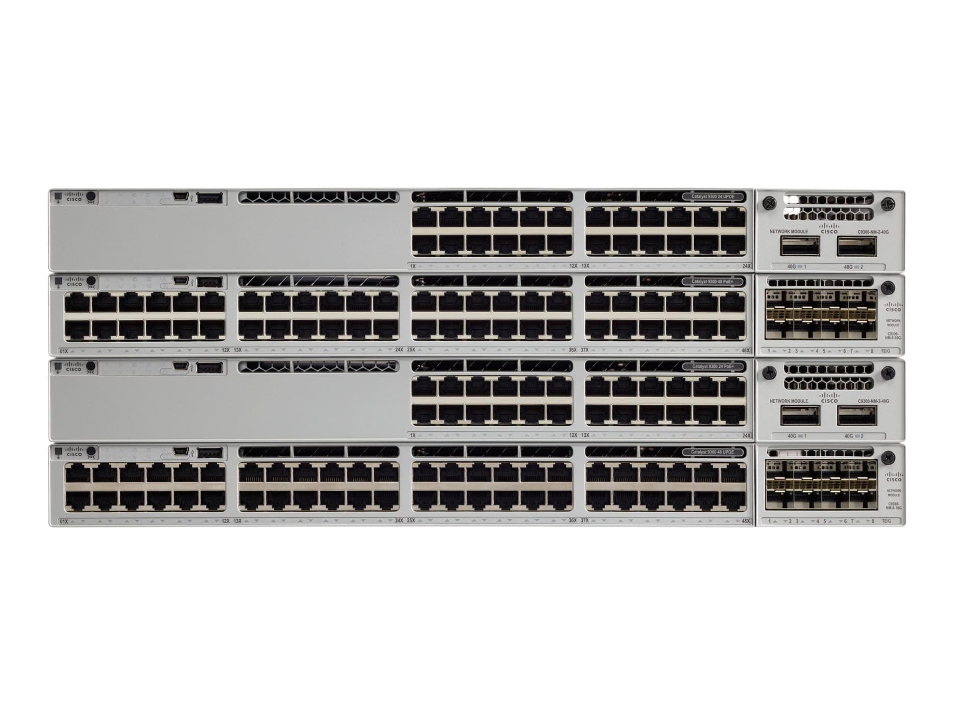 Cisco Catalyst 9300 - Network Advantage - switch - 48 ports - managed - rac