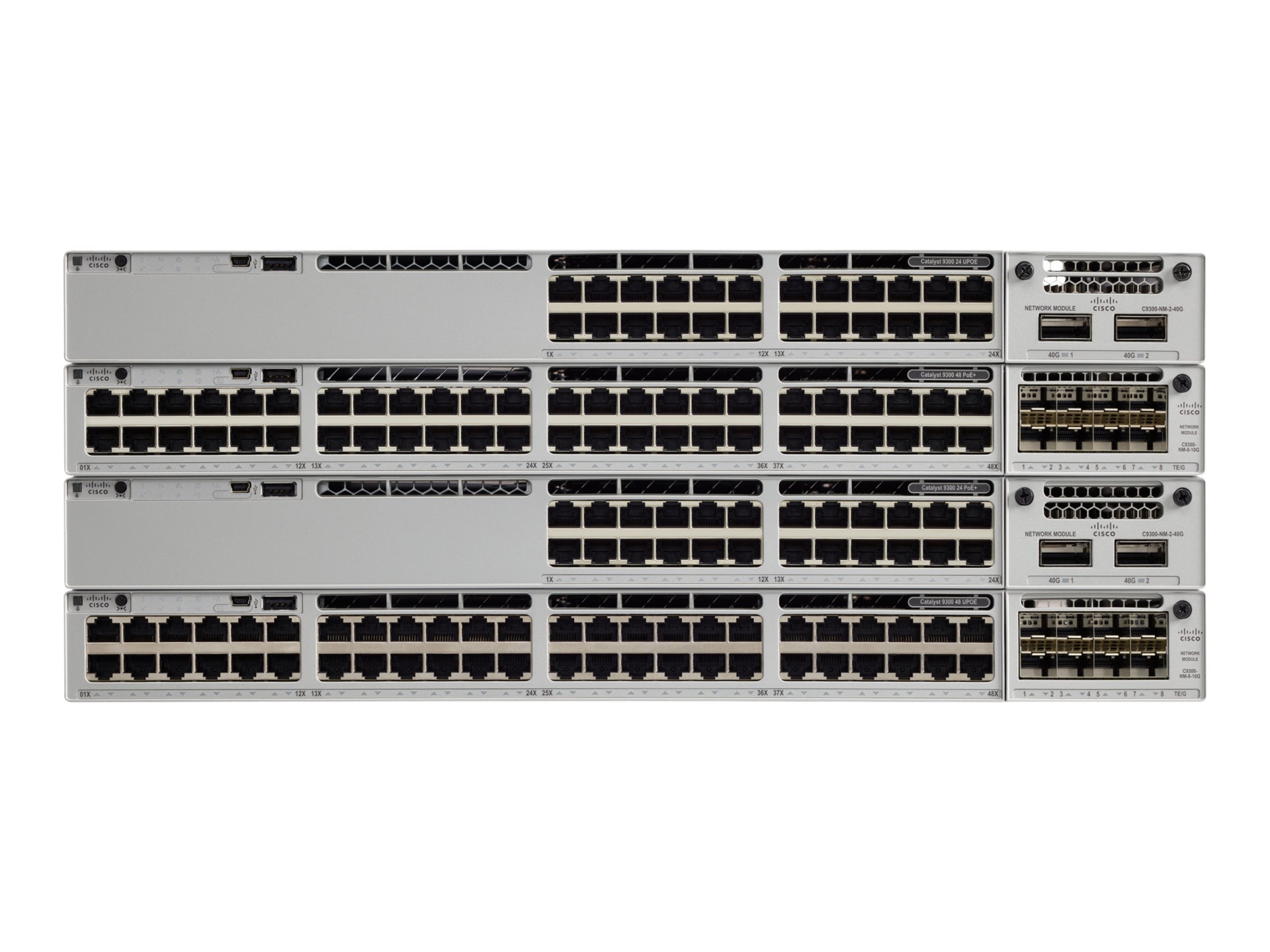 Cisco Catalyst 9300 - Network Advantage - switch - 48 ports - managed - rack-mountable