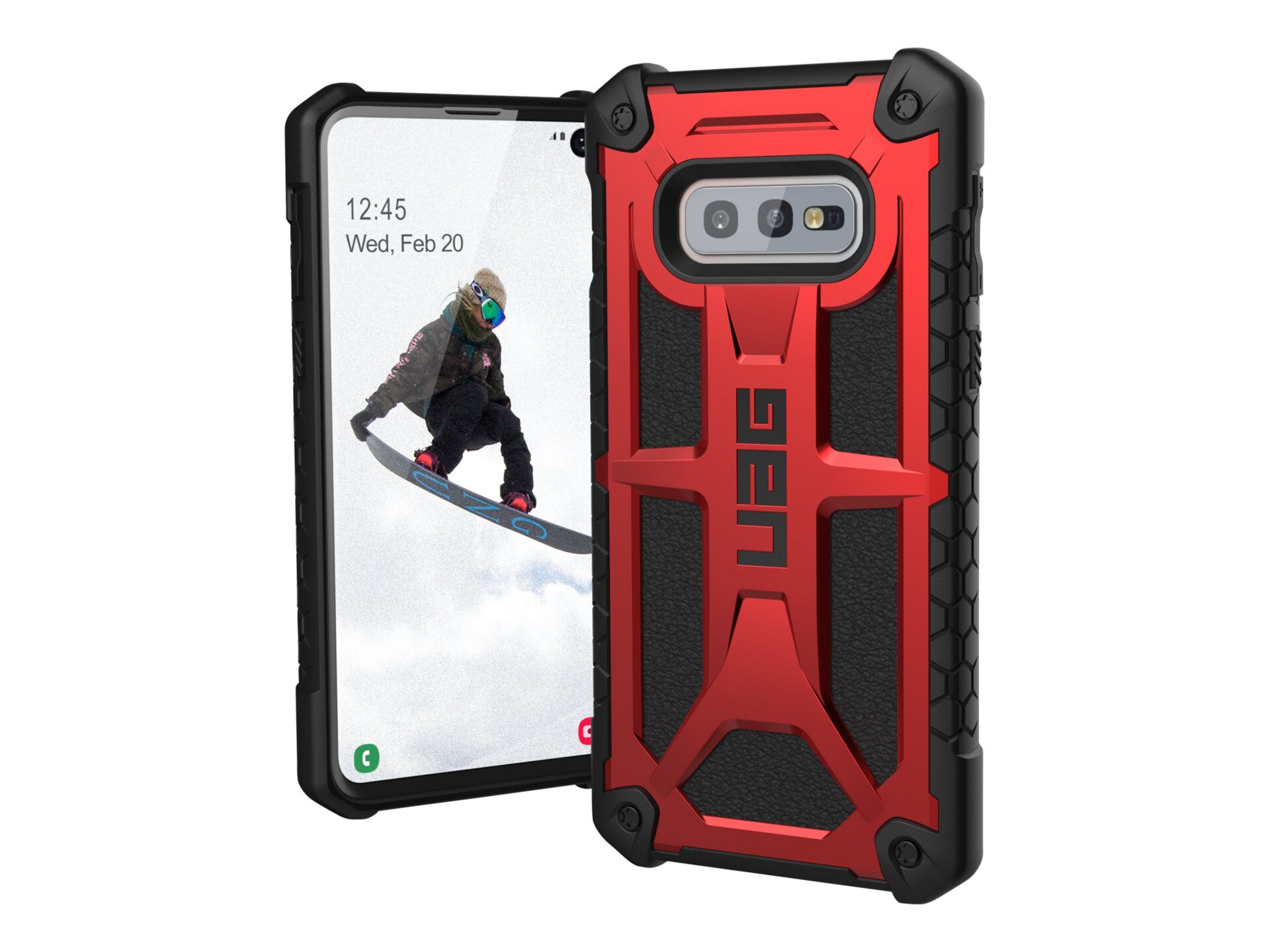 UAG Rugged Case for Samsung Galaxy S10e [5.8-inch screen] - Monarch Crimson