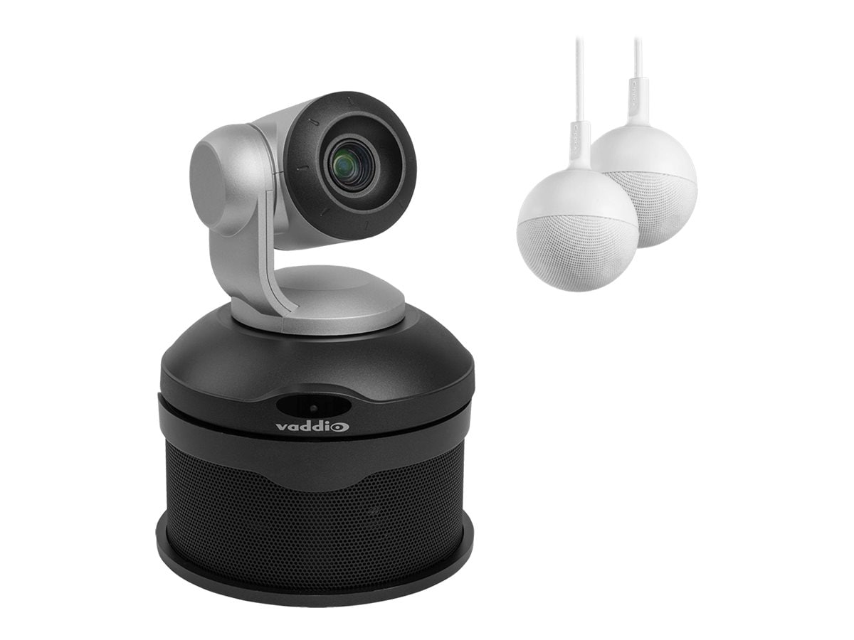 Vaddio ConferenceSHOT AV HD Video Conferencing System - Includes PTZ Camera, Speaker, and CeilingMIC Conference