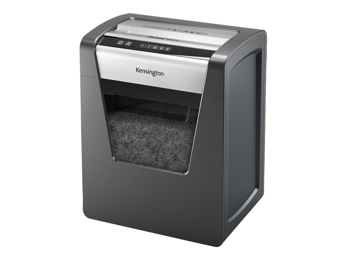 Kensington OfficeAssist Shredder M150-HS Anti-Jam Micro Cut - shredder