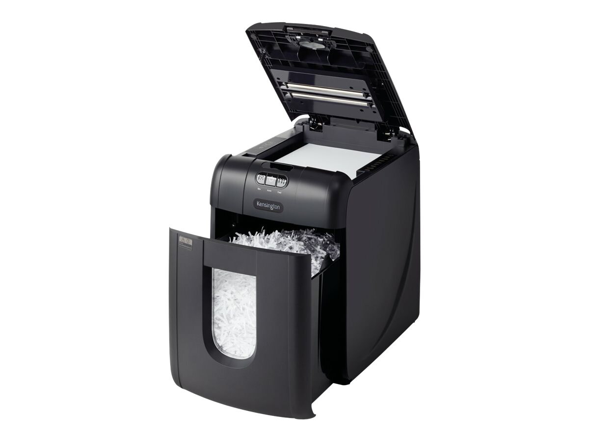 Kensington OfficeAssist Auto Feed Shredder A1300 Anti-Jam Cross Cut - shred