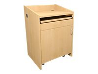 Middle Atlantic L2 Series Lectern - Grained Knotted Maple